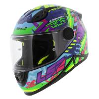 LS2 Мотошлем FF812 Kid Svent Blue Green в Москве