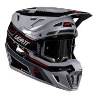 Leatt Шлем кроссовый 8.5 Grey V26 + очки Velocity 5.5 в Москве