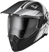 IXS Шлем IXS 208 2.0 Черно-Белый Матовый в Москве
