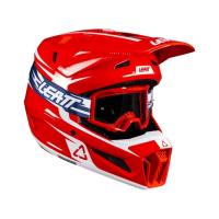 Leatt Шлем кроссовый 3.5 V26 Red + очки Vizion 3.5 в Москве
