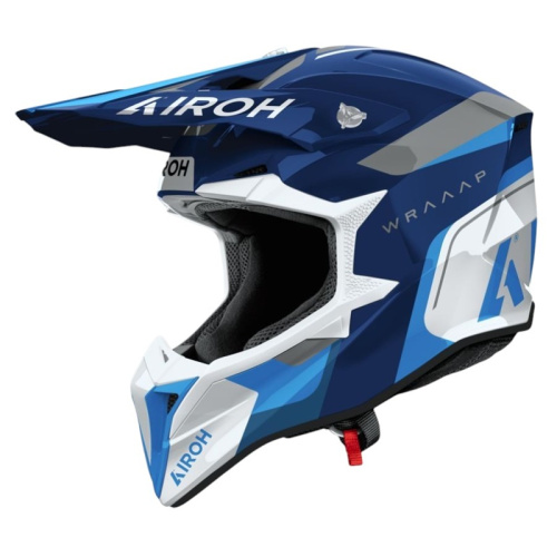 Airoh Шлем Wraaap Conquer Blue Gloss в Москве